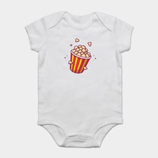 Popcorn Cartoon Baby Bodysuit